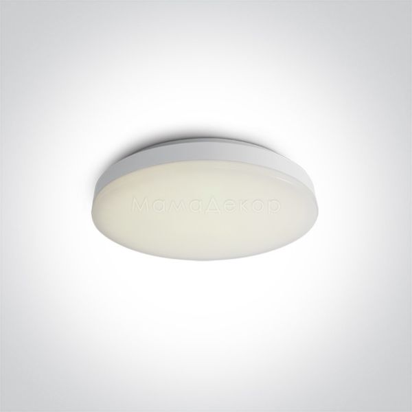 Стельовий світильник One Light 62022A/W/W The LED Slim Plafo Range Round