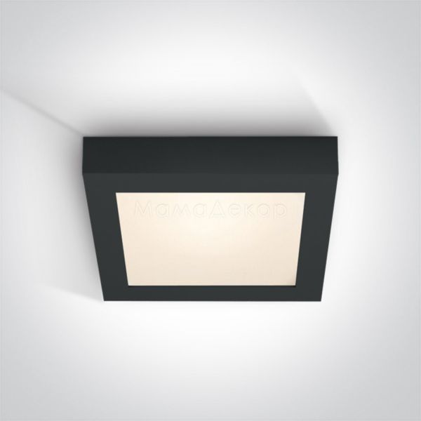 Стельовий світильник One Light 62122F/B/W The LED Panel Plafo Square