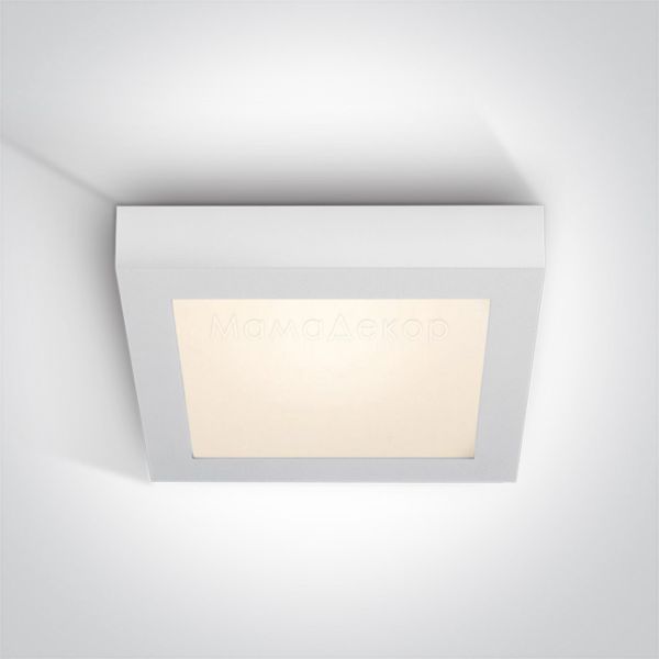 Стельовий світильник One Light 62130AF/W/W The LED Panel Plafo Square