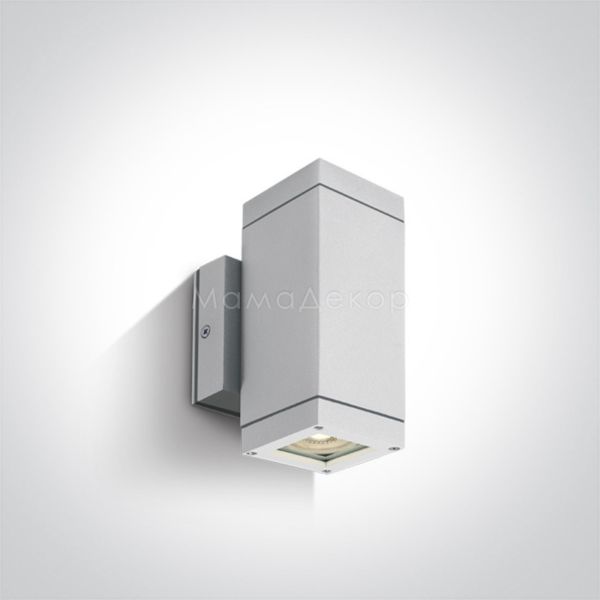 Настенный светильник One Light 67130A/W GU10 Outdoor Cubes Die cast