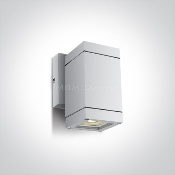 Настенный светильник One Light 67130F/W GU10 Outdoor Cubes Die cast