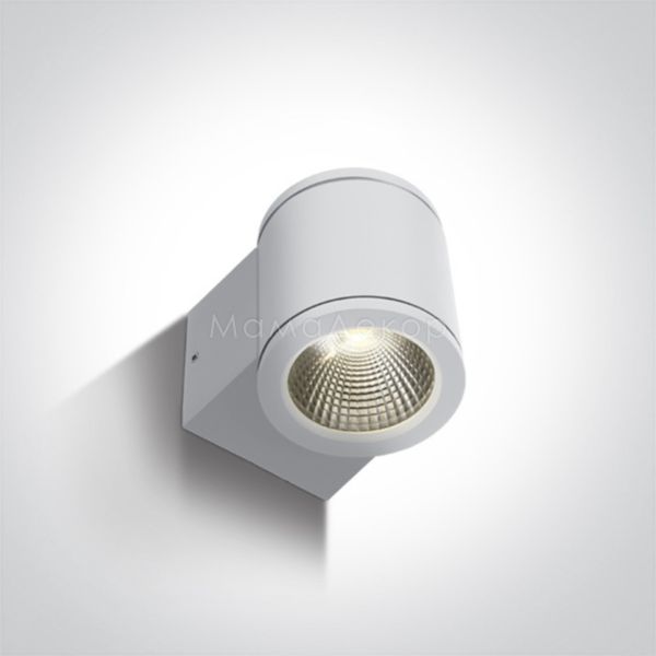 Настінний світильник One Light 67138E/W/W Outdoor Wall Cylinders