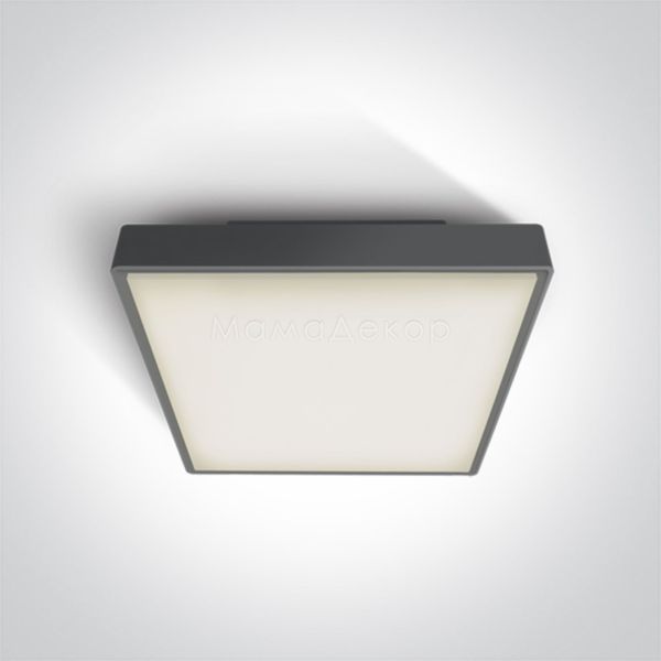 Стельовий світильник One Light 67282BN/AN/W The LED Plafo Outdoor Square Plastic