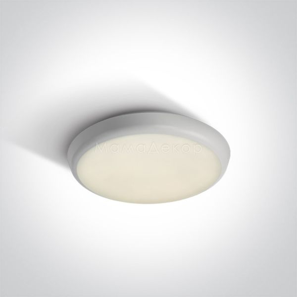 Стельовий світильник One Light 67366/W/C The LED Slim Plafo Range Round