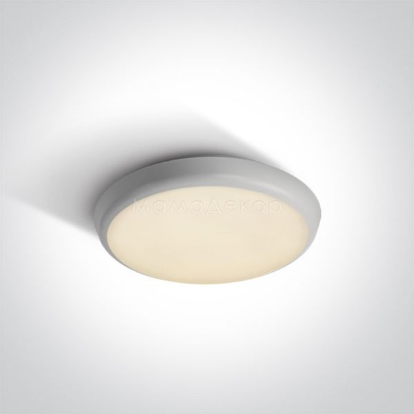 Стельовий світильник One Light 67366/W/W The LED Slim Plafo Range Round