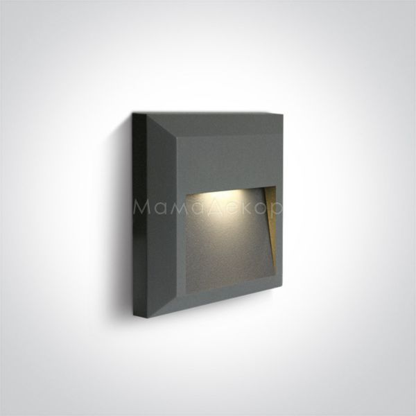 Настенный светильник One Light 67388B/AN/W Outdoor Dark Lights ABS + PC