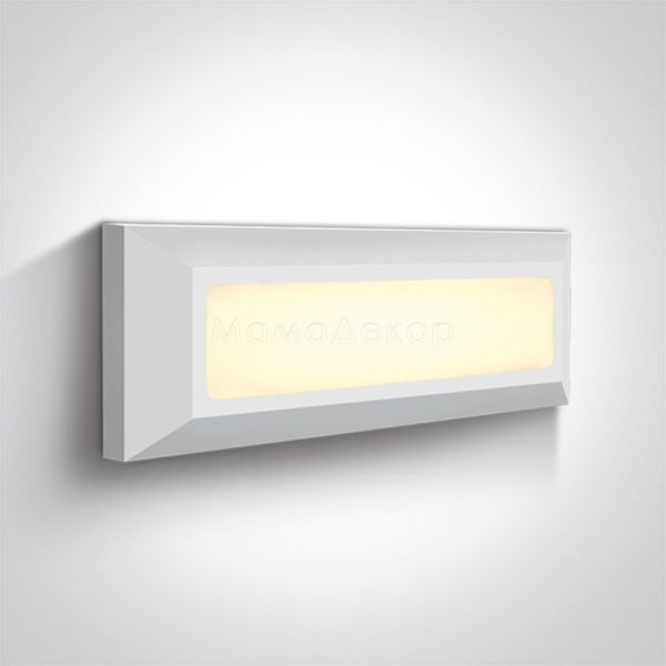 Настінний світильник One Light 67394/W/W Outdoor General Lighting ABS + PC