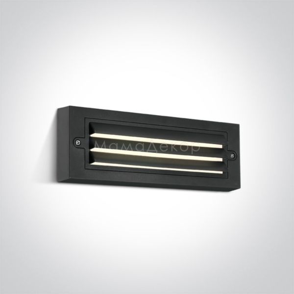 Настенный светильник One Light 67502A/AN/W Outdoor Wall Bricks ABS+PC