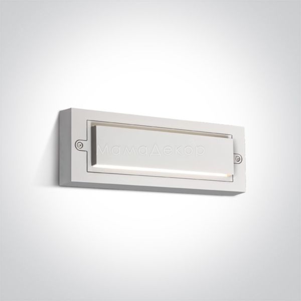 Настінний світильник One Light 67502B/W/W Outdoor Wall Bricks ABS+PC