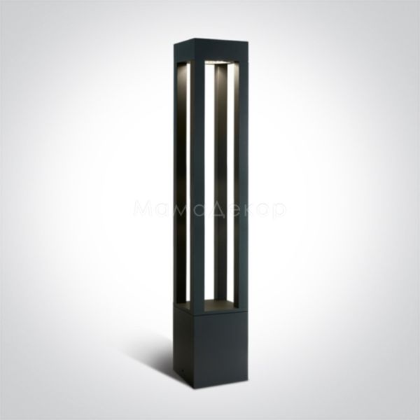 Парковий світильник One Light 67504A/AN/C The Cage Light Bollards