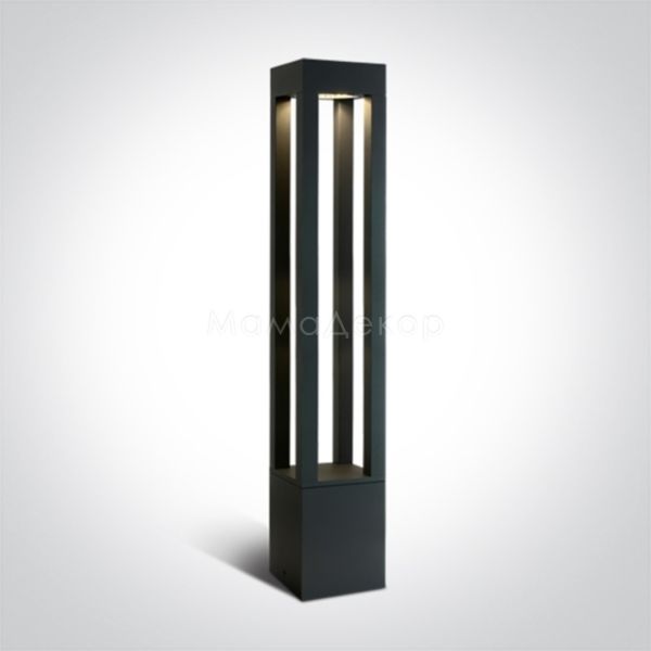 Парковий світильник One Light 67504A/AN/W The Cage Light Bollards