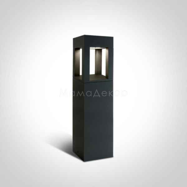 Парковий світильник One Light 67506/AN/C The Cage Light Bollards