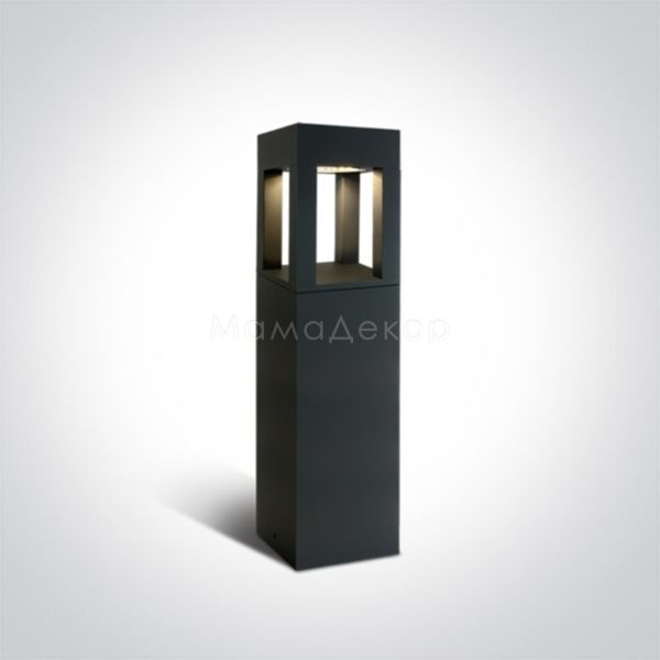 Парковий світильник One Light 67506/AN/W The Cage Light Bollards