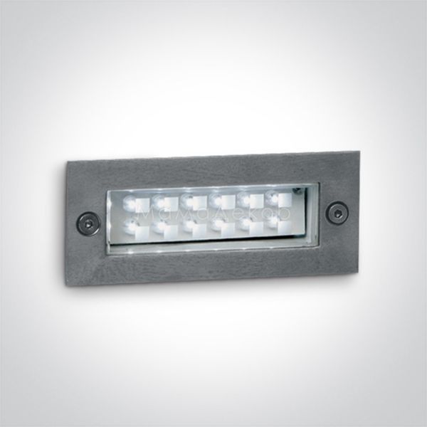Настінний світильник One Light 68002/R Outdoor Wall Colours Recessed Stainless steel