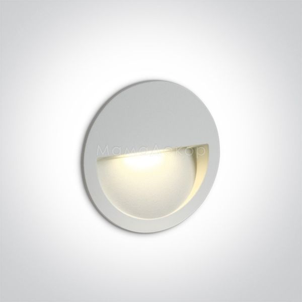 Настінний світильник One Light 68068/W/W Outdoor Dark Light Wall Recessed Die cast