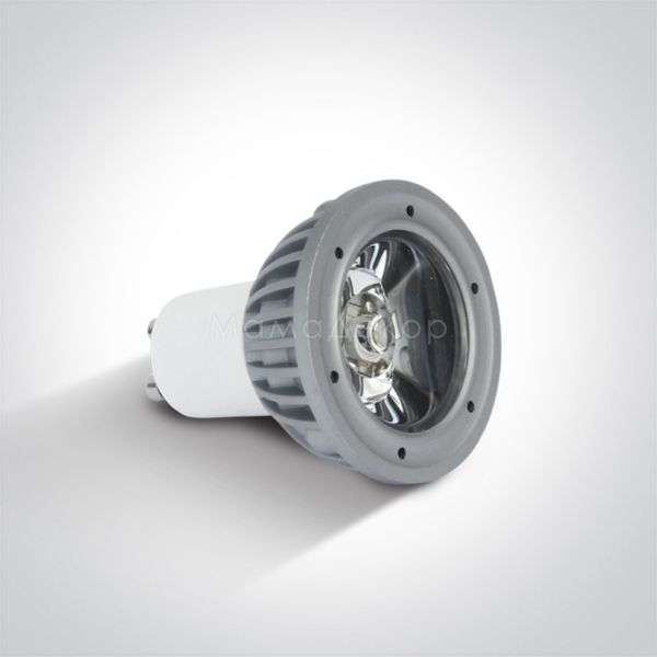 Лампа світлодіодна One Light 7303G/D/30 потужністю 3W з серії MR16 GU10 LED. Типорозмір — MR16 з цоколем GU10, температура кольору — 6000K