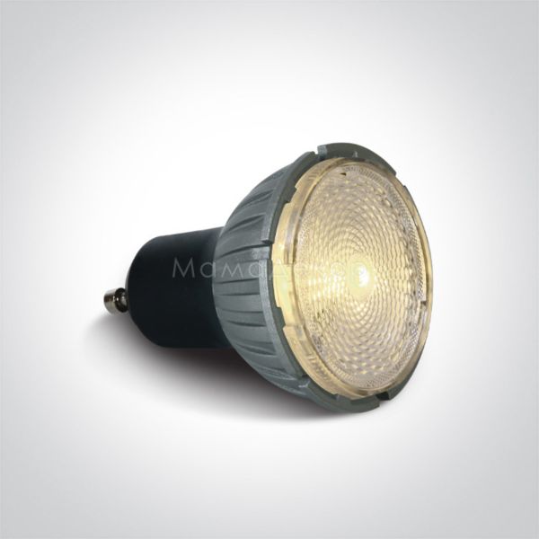 Лампа світлодіодна One Light 7306GZ/W потужністю 7W. Типорозмір — MR16 з цоколем GU10, 