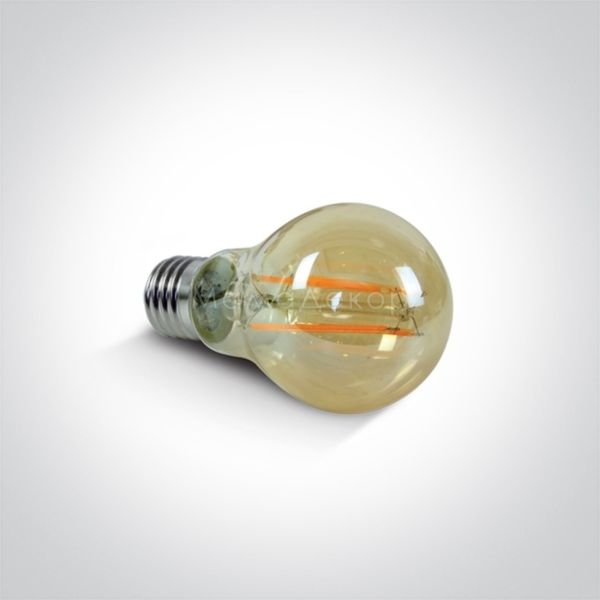Лампа светодиодная  диммируемая One Light 9G03RAD/A/E мощностью 6.5W из серии Retro Amber Lamps LED Dimmable. Типоразмер — A60 с цоколем E27, температура цвета — 2200K