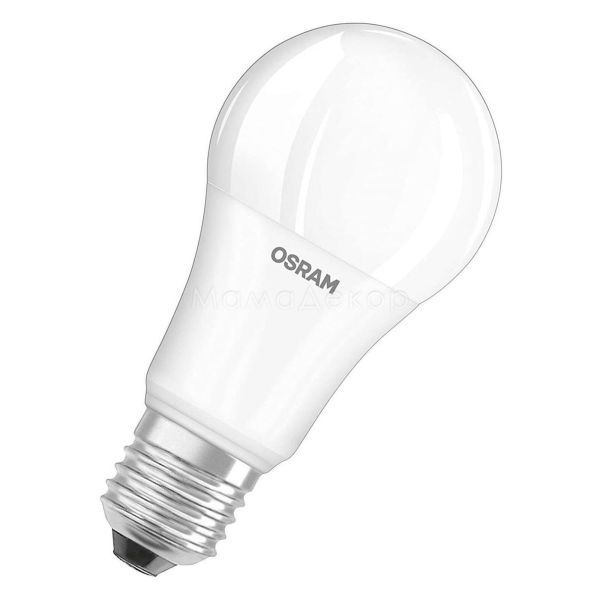 Лампа світлодіодна Osram 4052899971042 потужністю 13W з серії LED Value. Типорозмір — A60 з цоколем E27, температура кольору — 6500K
