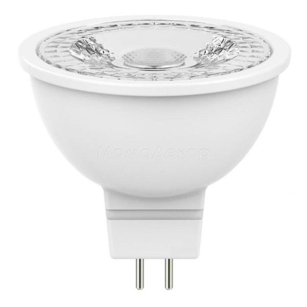 Лампа светодиодная Osram 4058075129122 мощностью 5.2W из серии LED Star. Типоразмер — MR16 с цоколем GU5.3, температура цвета — 3000K