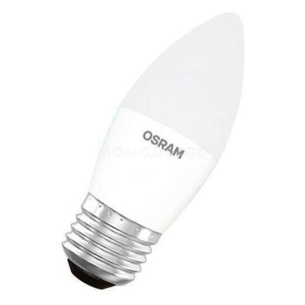 Лампа світлодіодна Osram 4058075134201 потужністю 6.5W з серії LED Star. Типорозмір — B35 з цоколем E27, температура кольору — 4000K