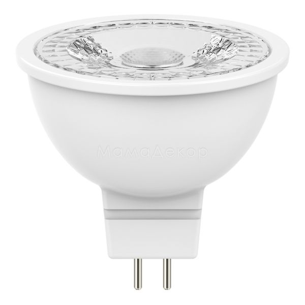 Лампа светодиодная Osram 4058075160842 мощностью 4.2W из серии LED Star. Типоразмер — MR16 с цоколем GU5.3, температура цвета — 3000K