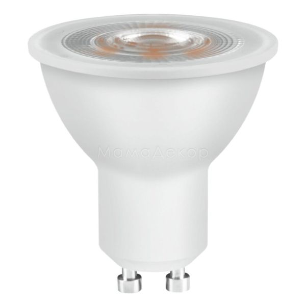 Лампа світлодіодна Osram 4058075403376 потужністю 4.8W з серії LED Star. Типорозмір — PAR16 з цоколем GU10, температура кольору — 3000K