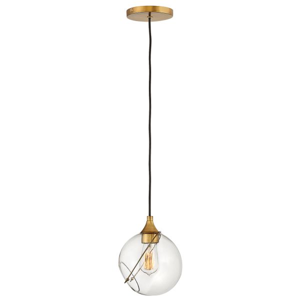Подвесной светильник Quintiesse QN-SKYE-1P-S Hinkley Skye Skye 1 lt Small Pendant Heritage Brass