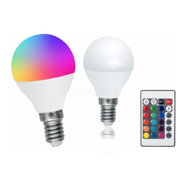 Лампа светодиодная Rabalux 1505 мощностью 3W из серии Smart & Gadgets. Типоразмер — G45 с цоколем E14, температура цвета — 2700K+RGB