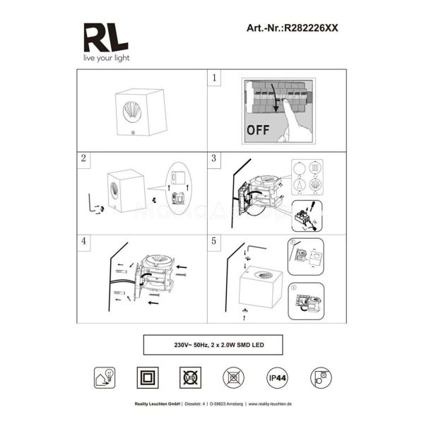 Зображення з інформацією про товар Reality R28222631 Cordoba