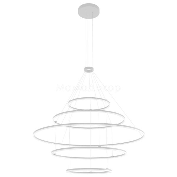 Люстра Redo 01-2248 Orbit Suspended Quintuple 5 Circles Sand White