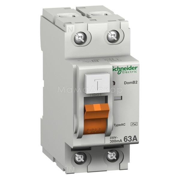 Выключатель дифференциального тока, УЗО Schneider Electric 11452 Домовой ВД63