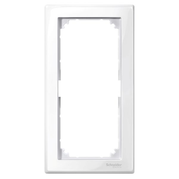 Рамка 2 поста вертикальная Schneider Electric 478819 Merten System M