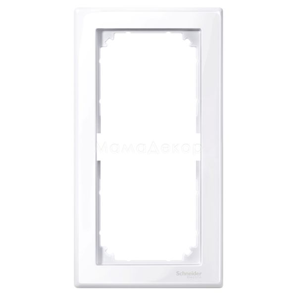 Рамка 2 поста вертикальная Schneider Electric 478825 Merten System M