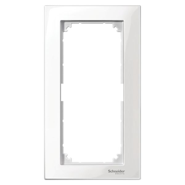 Рамка 2 поста вертикальная Schneider Electric 515819 Merten System M