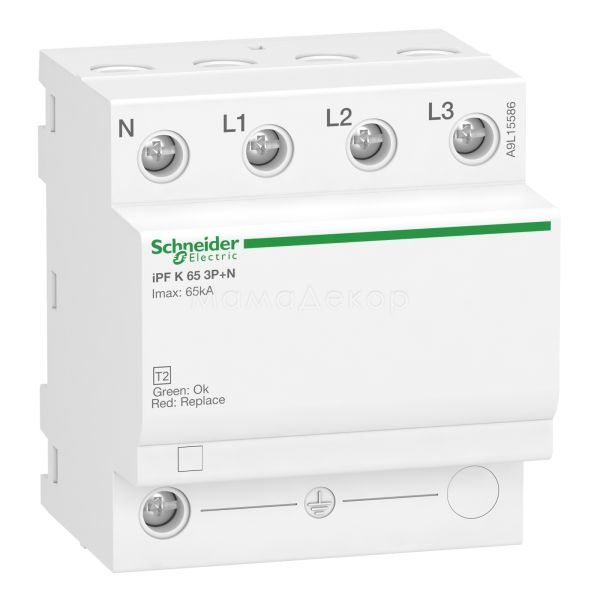 Пристрій захисту від імпульсних перенапруг (ПЗІП) Schneider Electric A9L15586 Acti9