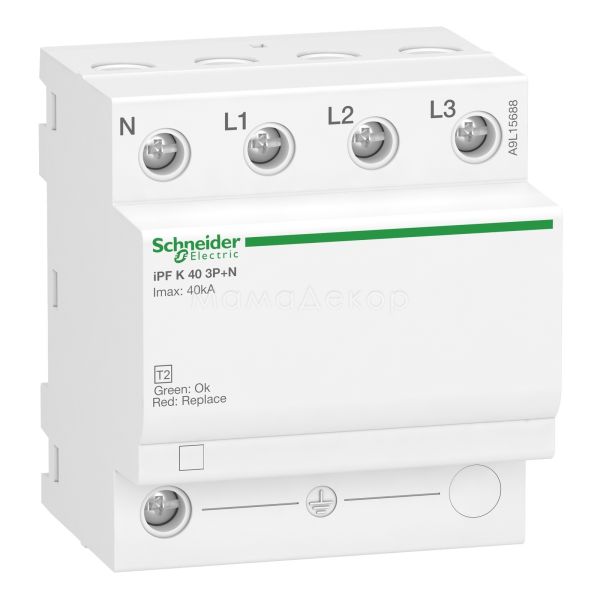 Пристрій захисту від імпульсних перенапруг (ПЗІП) Schneider Electric A9L15688 Acti9
