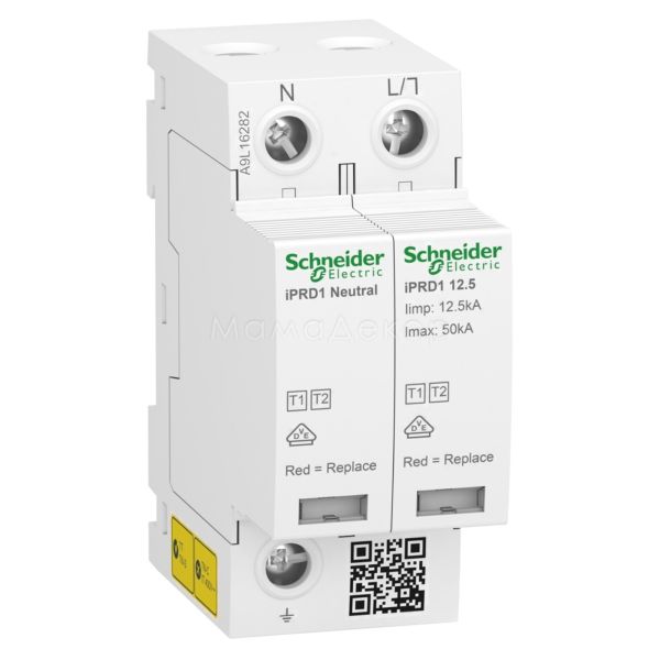Устройство защиты от импульсных перенапряжений, УЗИП Schneider Electric A9L16282 Acti9