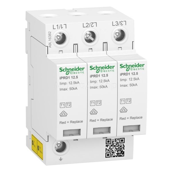 Устройство защиты от импульсных перенапряжений, УЗИП Schneider Electric A9L16382 Acti9