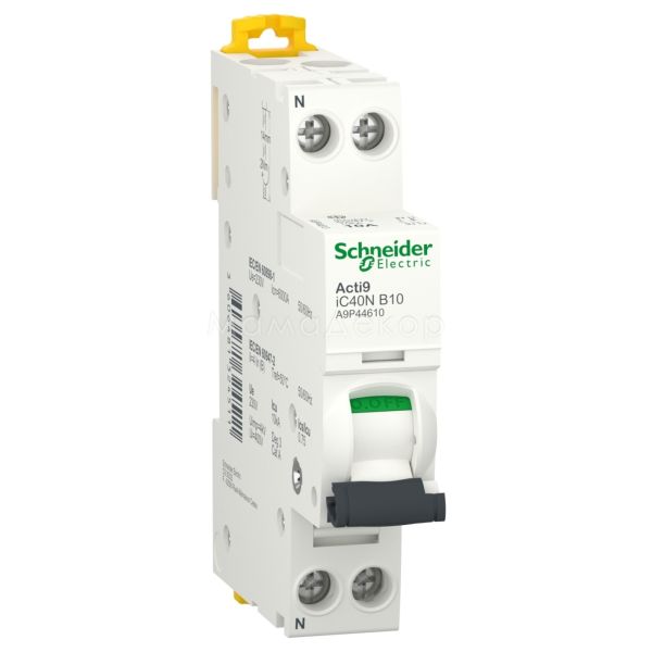 Автоматичний вимикач Schneider Electric A9P44610 Acti9