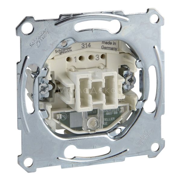 Вимикач 1-клавішний Schneider Electric MEG3102-0000 Merten QuickFlex