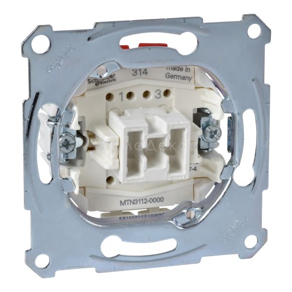 Выключатель 1-клавишный Schneider Electric MEG3112-0000 Merten QuickFlex