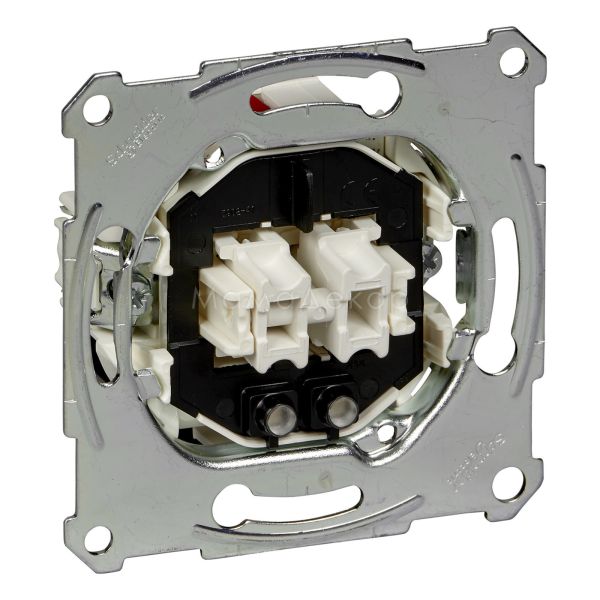 Вимикач 2-клавішний Schneider Electric MEG3135-0000 Merten QuickFlex