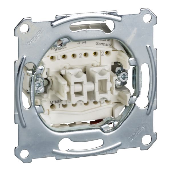 Вимикач 2-клавішний Schneider Electric MEG3159-0000 Merten QuickFlex