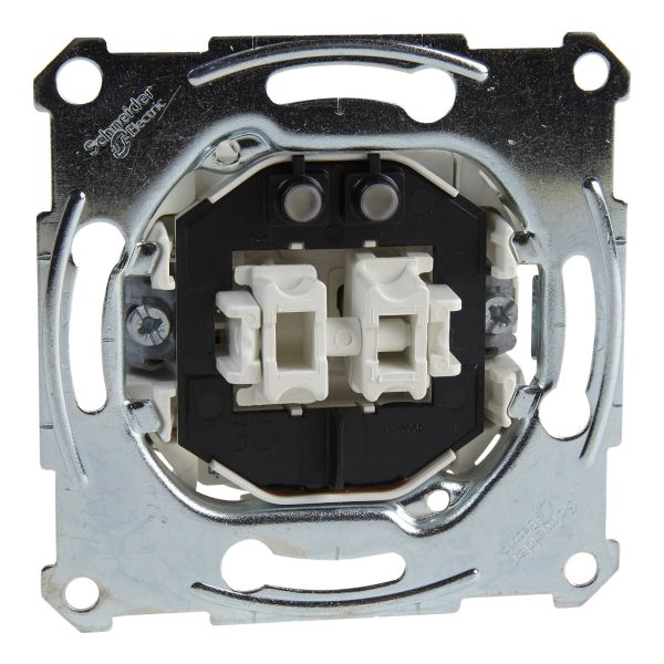 Вимикач 2-клавішний Schneider Electric MEG3635-0000 Merten QuickFlex