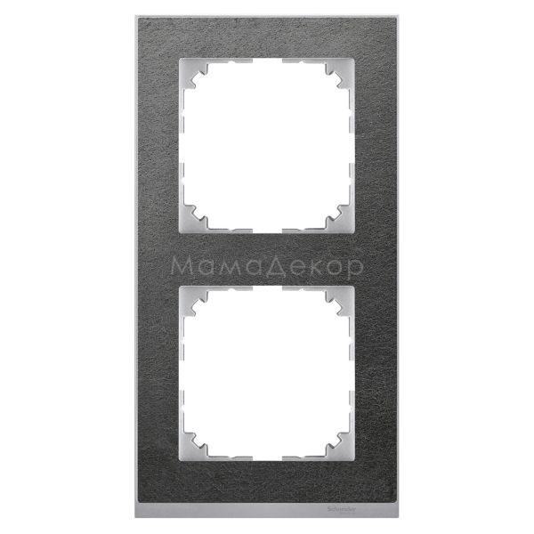 Рамка 2 поста вертикальная Schneider Electric MEG4020-3669 Merten System M
