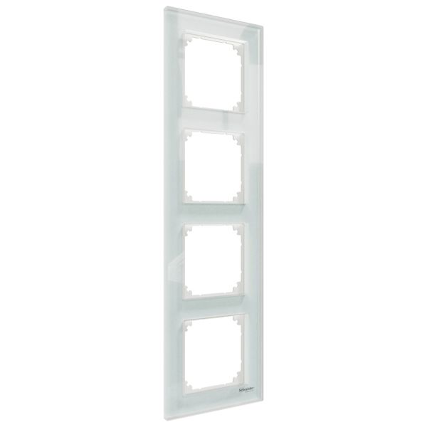 Рамка 4 поста вертикальная Schneider Electric MEG4040-2320 Merten System M