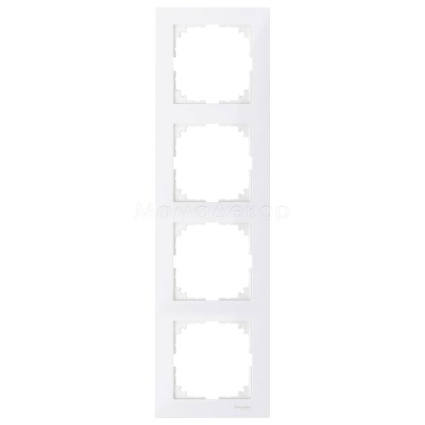 Рамка 4 поста вертикальная Schneider Electric MEG4040-3619 Merten System M