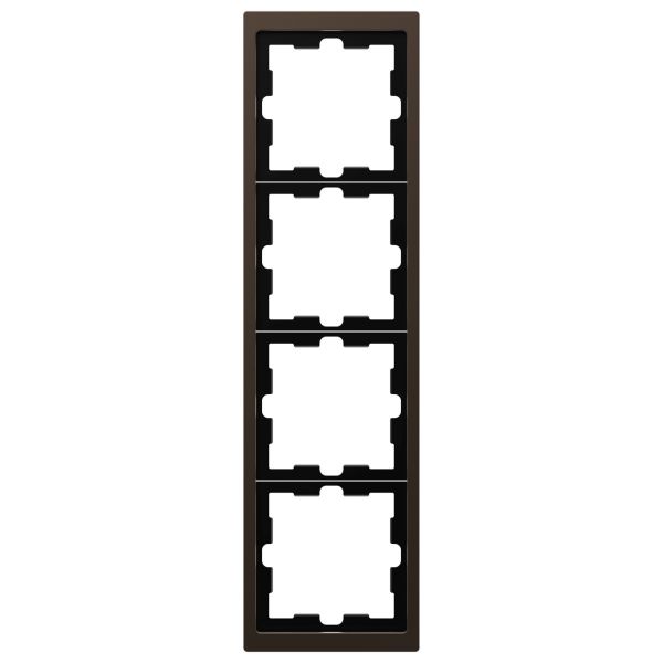 Рамка 4 поста вертикальная Schneider Electric MEG4040-6552 Merten System D