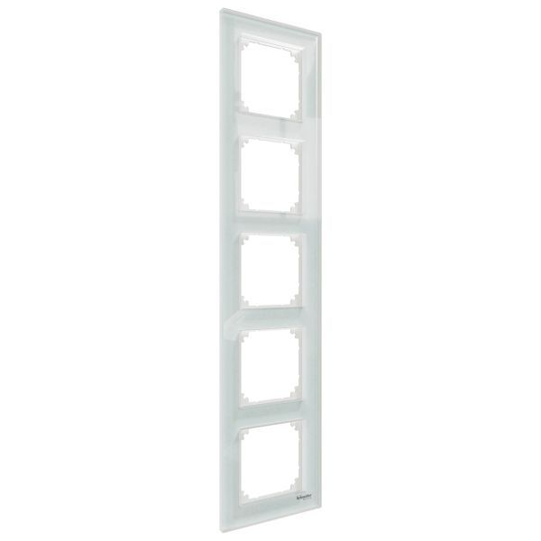 Рамка 5 постов вертикальная Schneider Electric MEG4050-2320 Merten System M